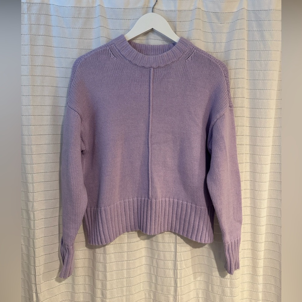 a new day Lilac Women's Crew Neck Sweater Size Small